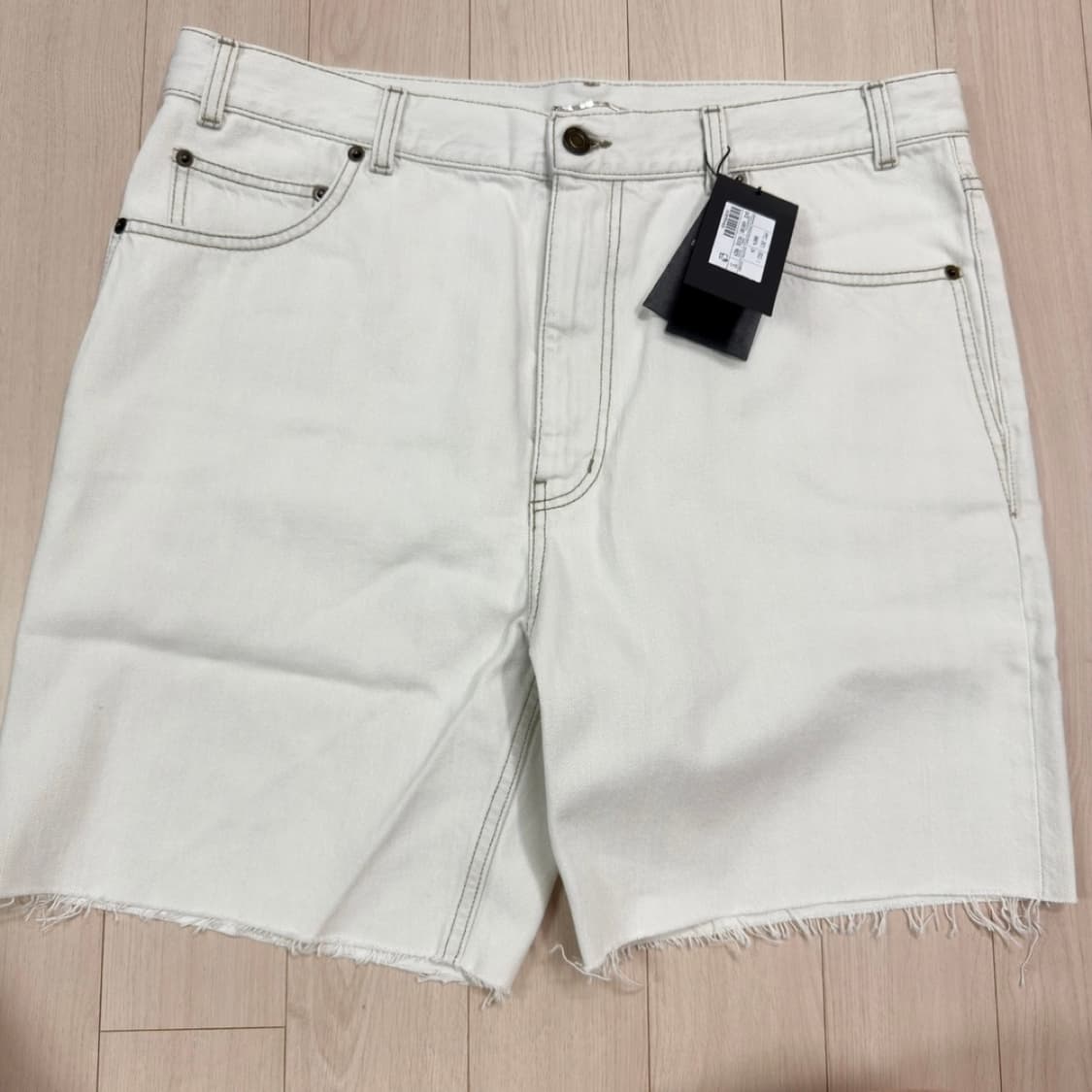 SAINT LAURENT 생로랑 데님 반바지 새상품 상품이미지1