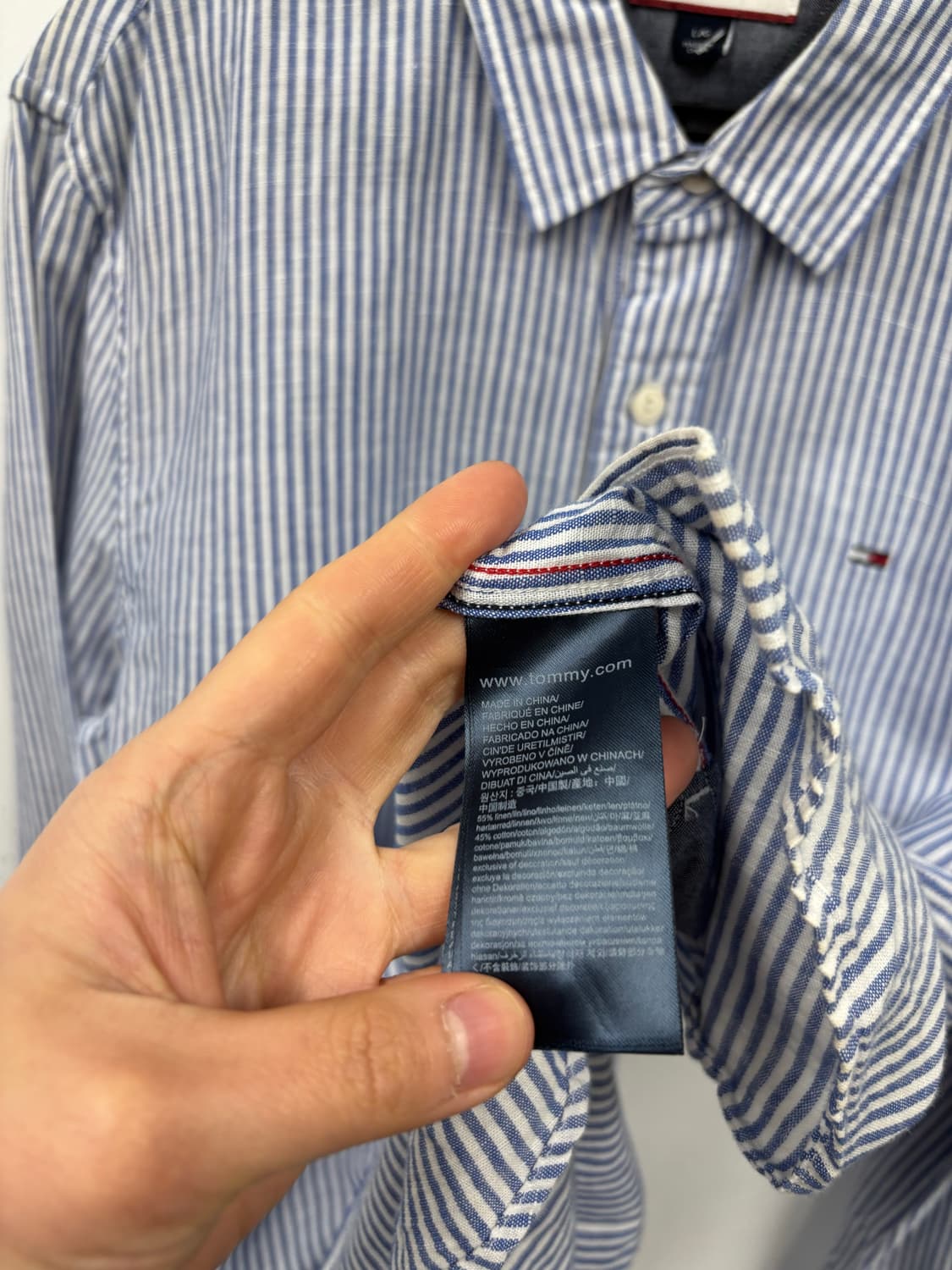 타미힐피거 린넨 긴팔셔츠 상품이미지6