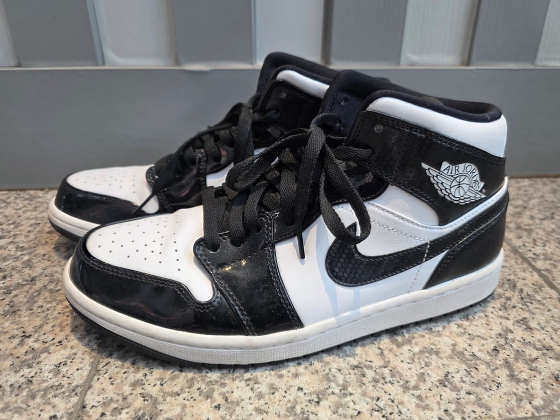 나이키 X 스투시 에어 포스 1 미드 블랙 화이트 270 상품이미지4