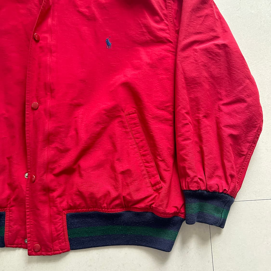 90s 폴로 랄프로렌 91 후드 자켓 빈티지 L 상품이미지3