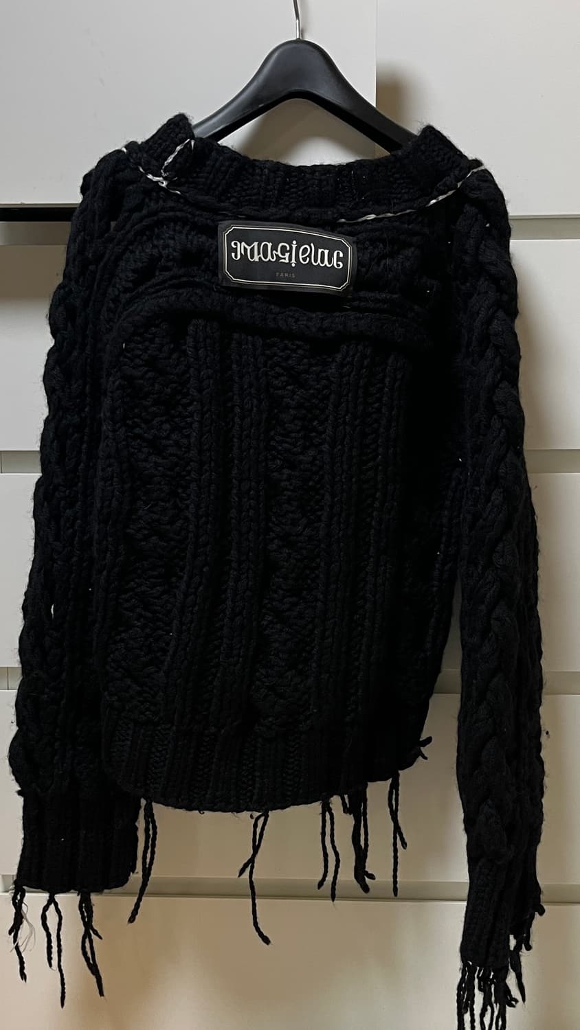 마르지엘라 mm6 로고패치 니트 상품이미지2