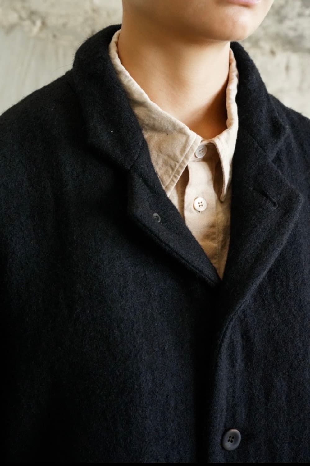 [2] LCBX 23fw 셔틀랜드 축융 파머스 코트 상품이미지6