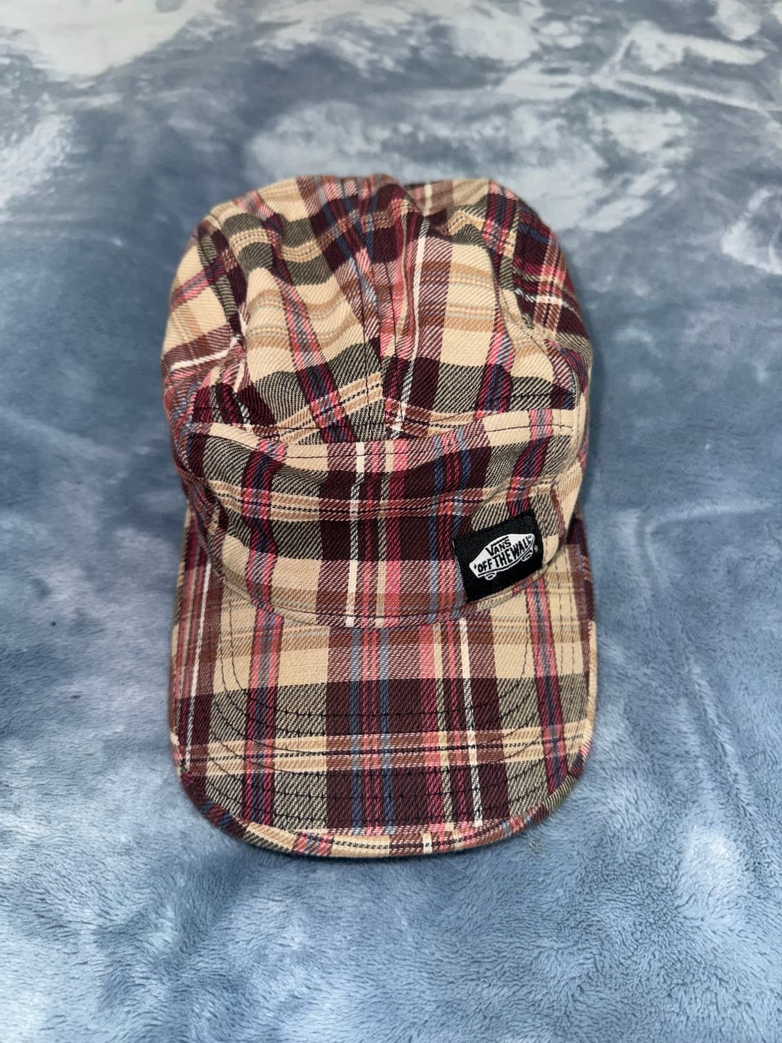 반스 빈티지 타탄체크 볼캡 상품이미지1