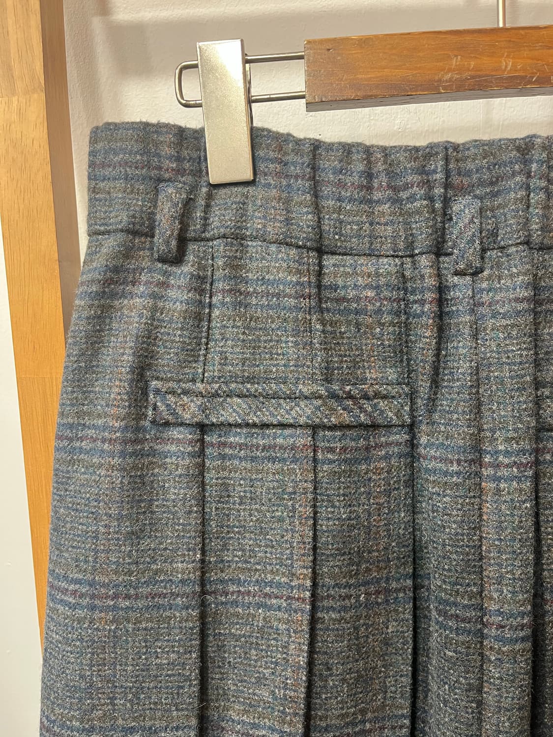 KARL LAGERFELD 빈티지 울 플리츠 스커트 상품이미지3