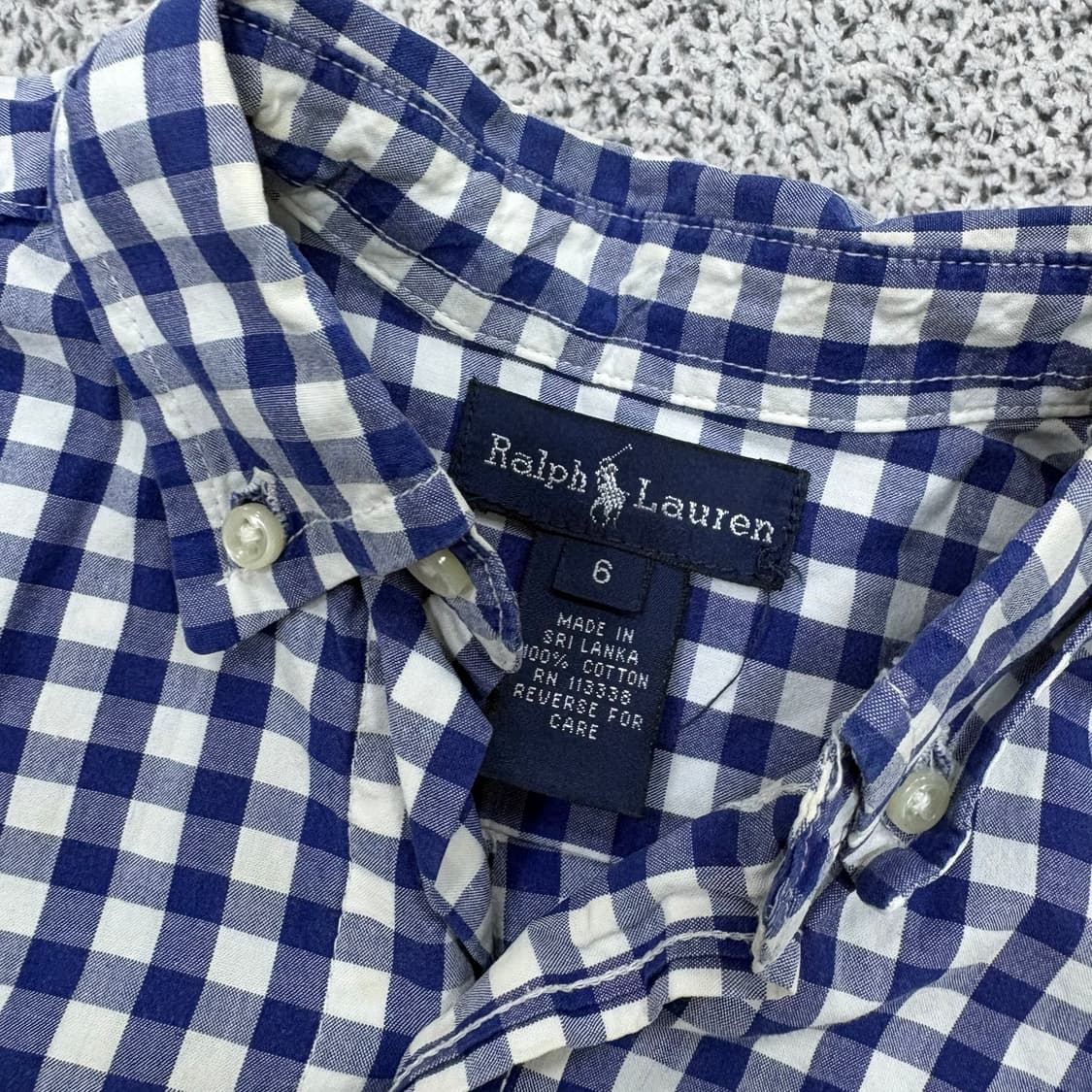6 폴로 랄프로렌 키즈 체크 셔츠 남방 0311J 상품이미지6
