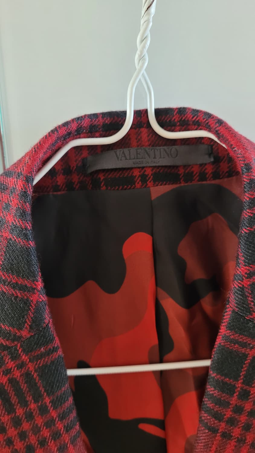 발렌티노 체크 깅엄 수트 상하의 셋업 500만짜리 상품이미지2