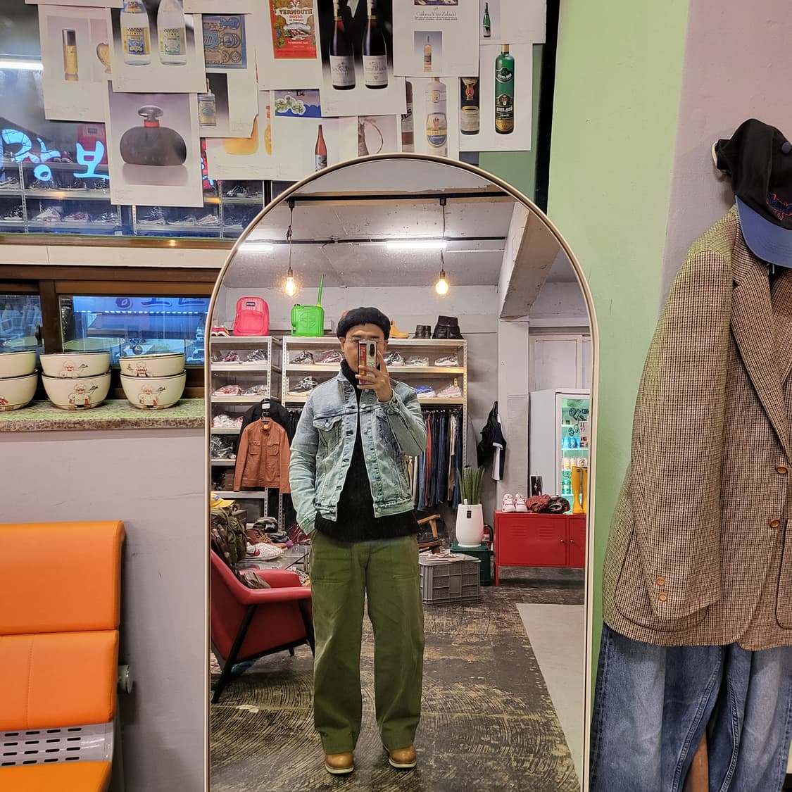 리바이스 데님 자켓 (S) 상품이미지3