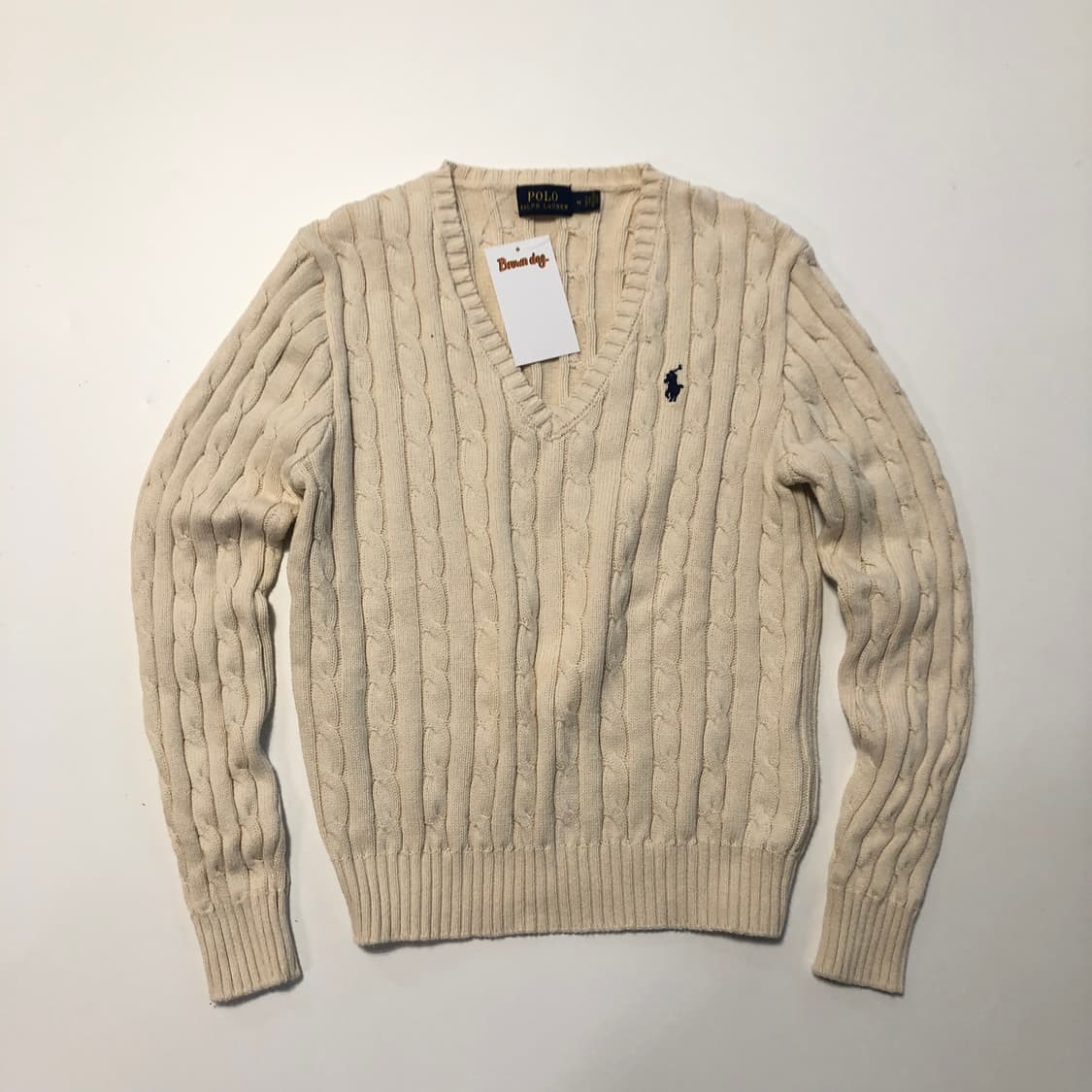 폴로 랄프로렌 꽈배기 니트 상품이미지1