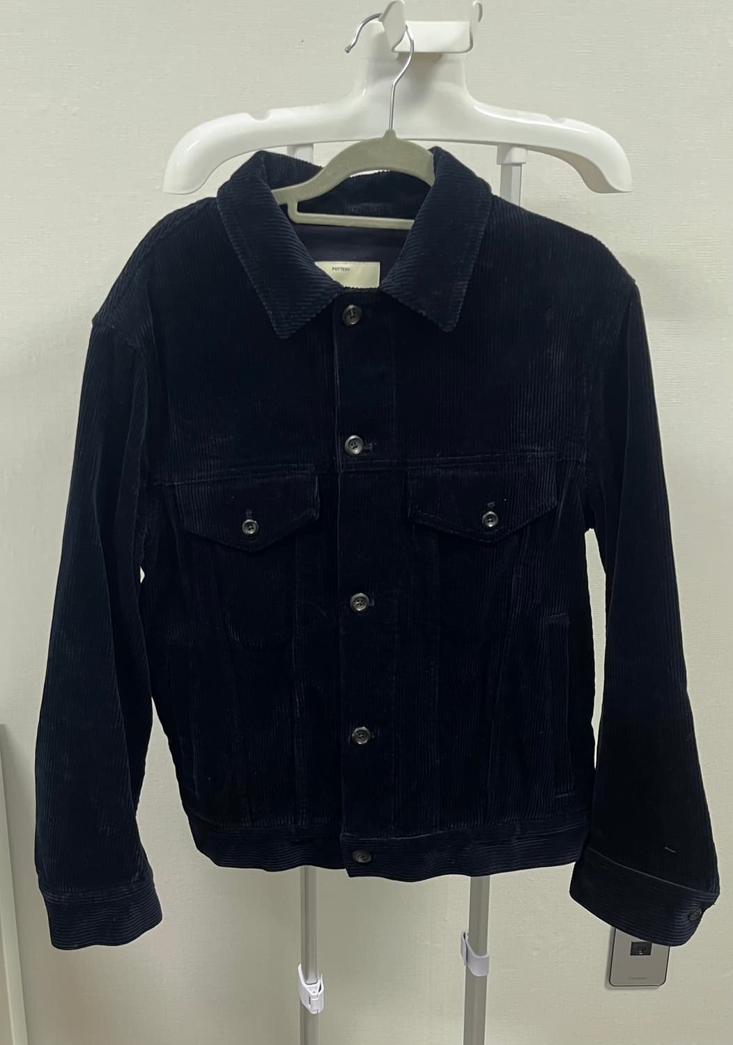 23FW 포터리 코듀로이 트러커 네이비 1 사이즈 상품이미지2