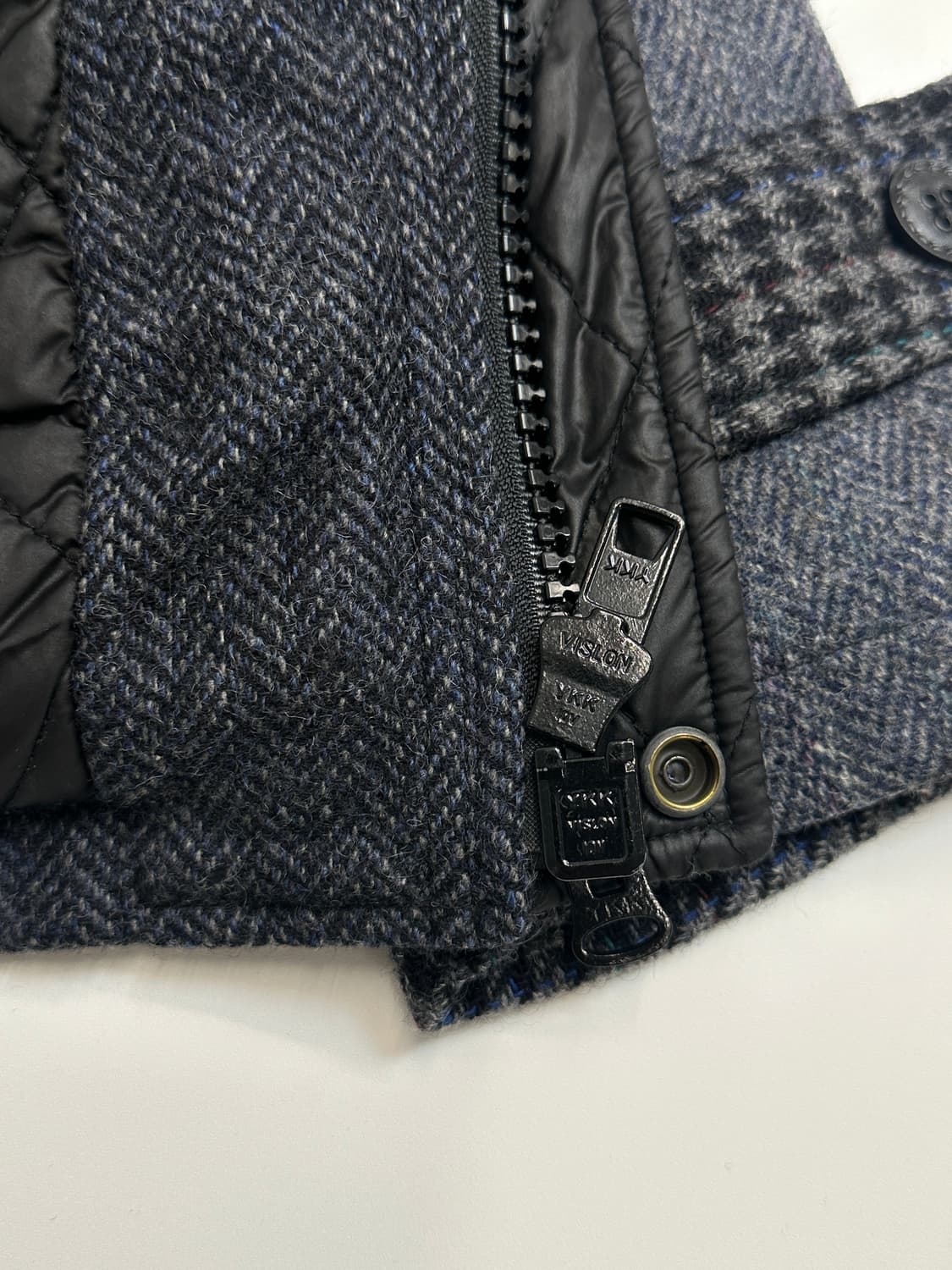 해리스트위드 더플 울 후드 코트  상품이미지5