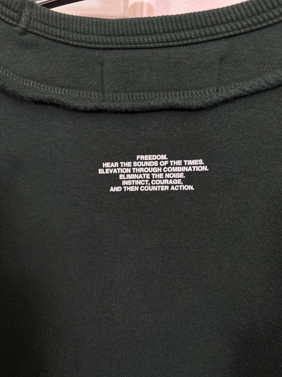 GU x Undercover 언더커버  L 오버핏 헤비웨이트 다크그린 상품이미지6