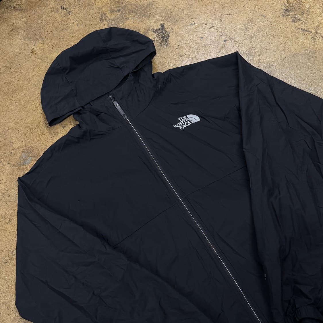 [정품/M] 노스페이스 블랙 후드 바람막이 자켓 b17 상품이미지1