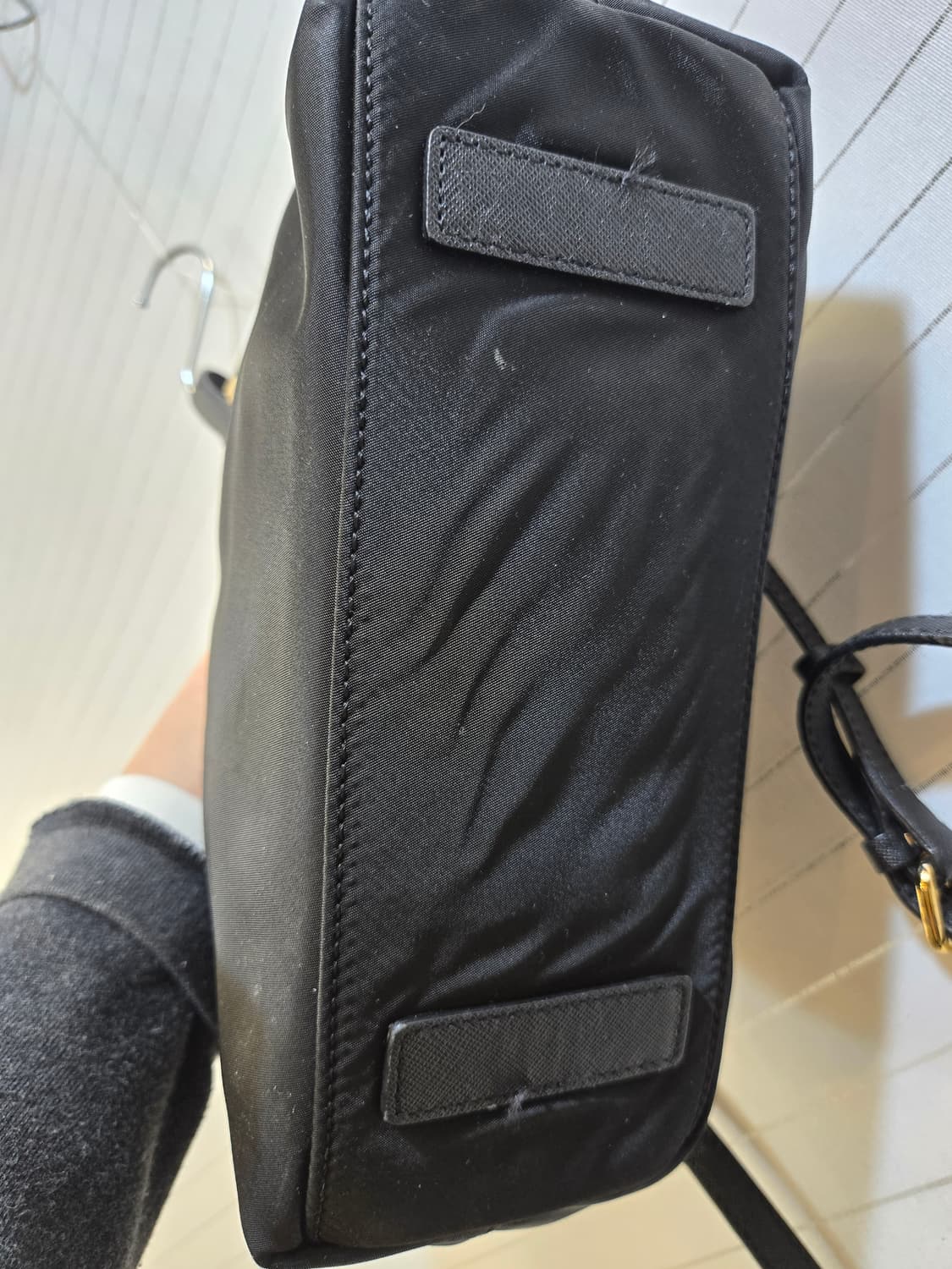 헤지스 프라다 원단 크로스겸 숄더 상품이미지6