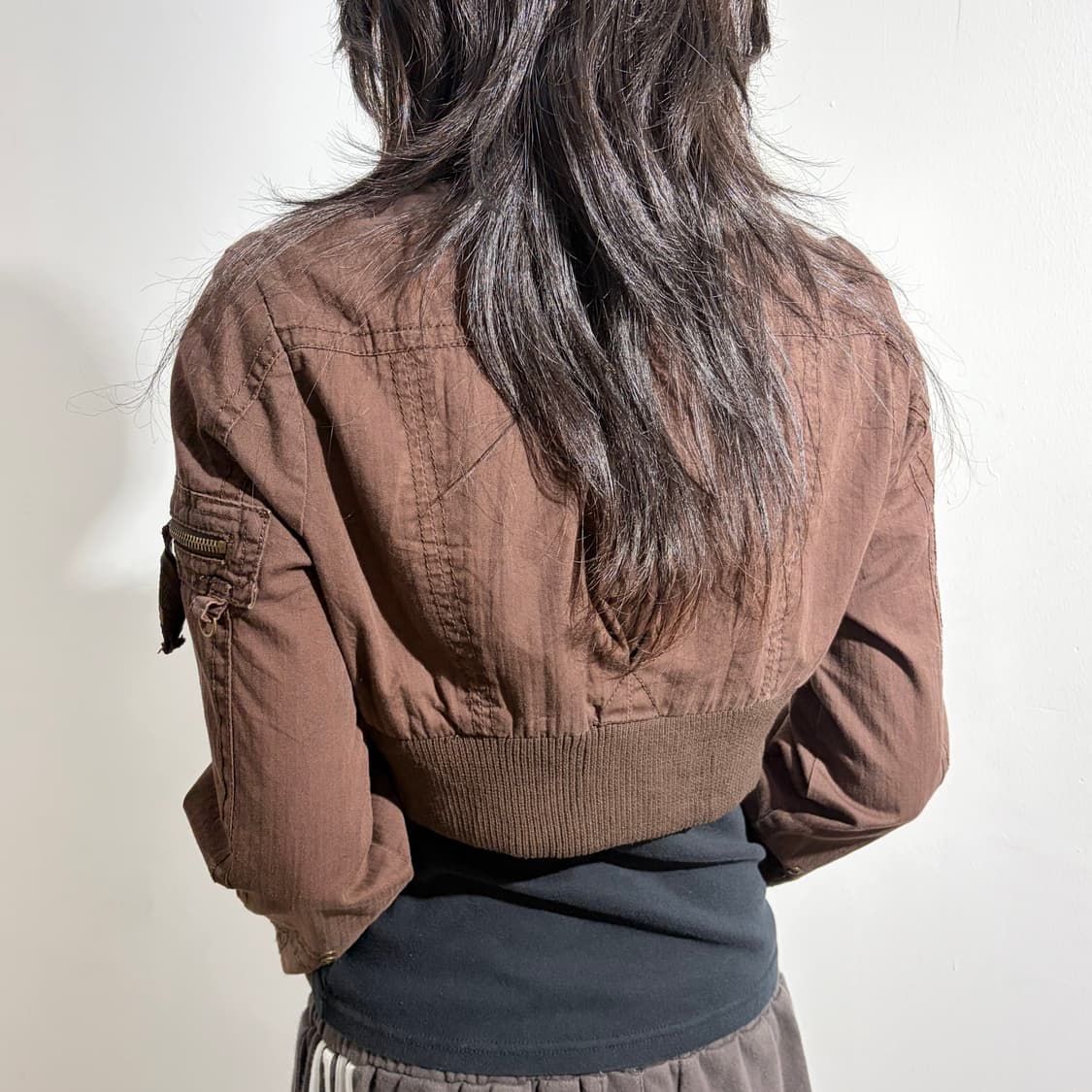 BTRij 카고 브라운 숏자켓 상품이미지3