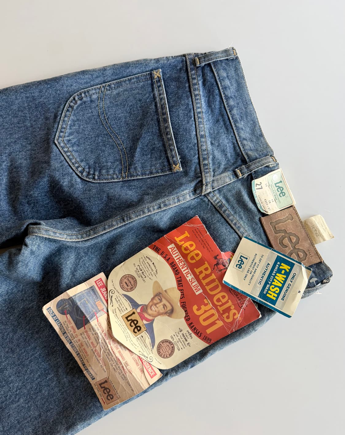 1990s Lee 데님 (size 27) 미사용 새제품 상품이미지1