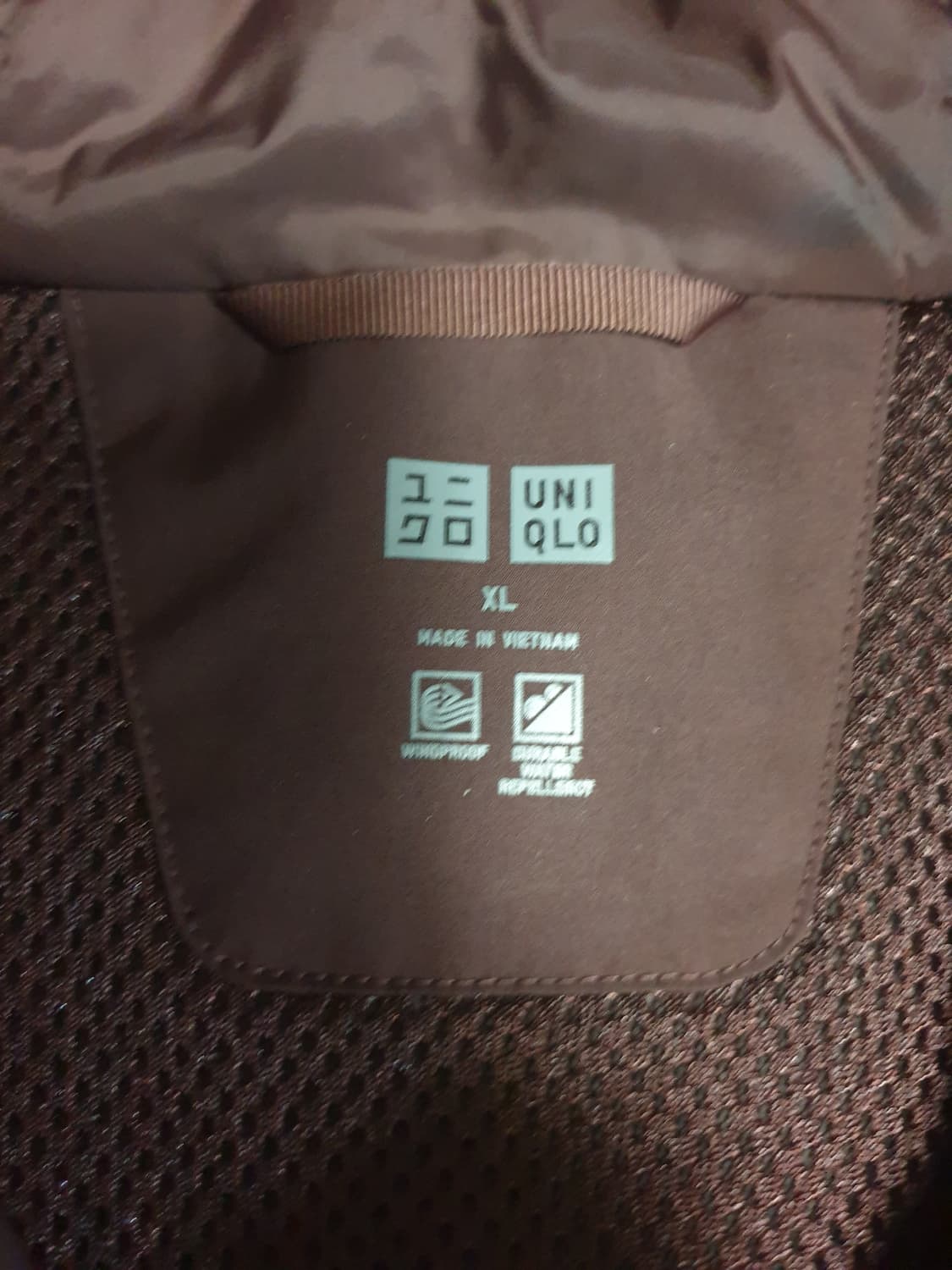 (25FW) 유니클로 하이브리드 다운파카 다크브라운 (XL) 상품이미지3