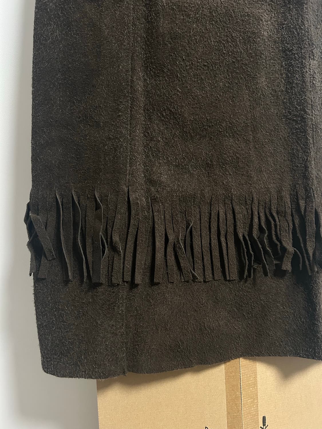 지안프랑코페레 스웨이드 프린지 스커트 상품이미지4