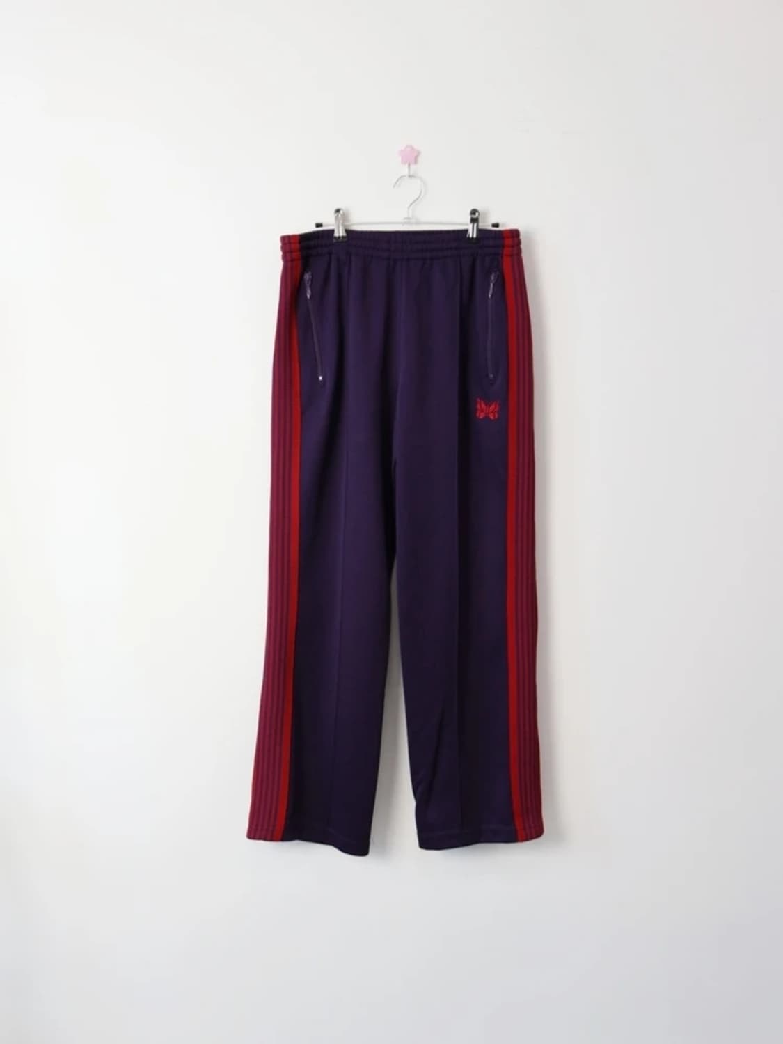 Needles Purple Track Pants Red Line 상품이미지3