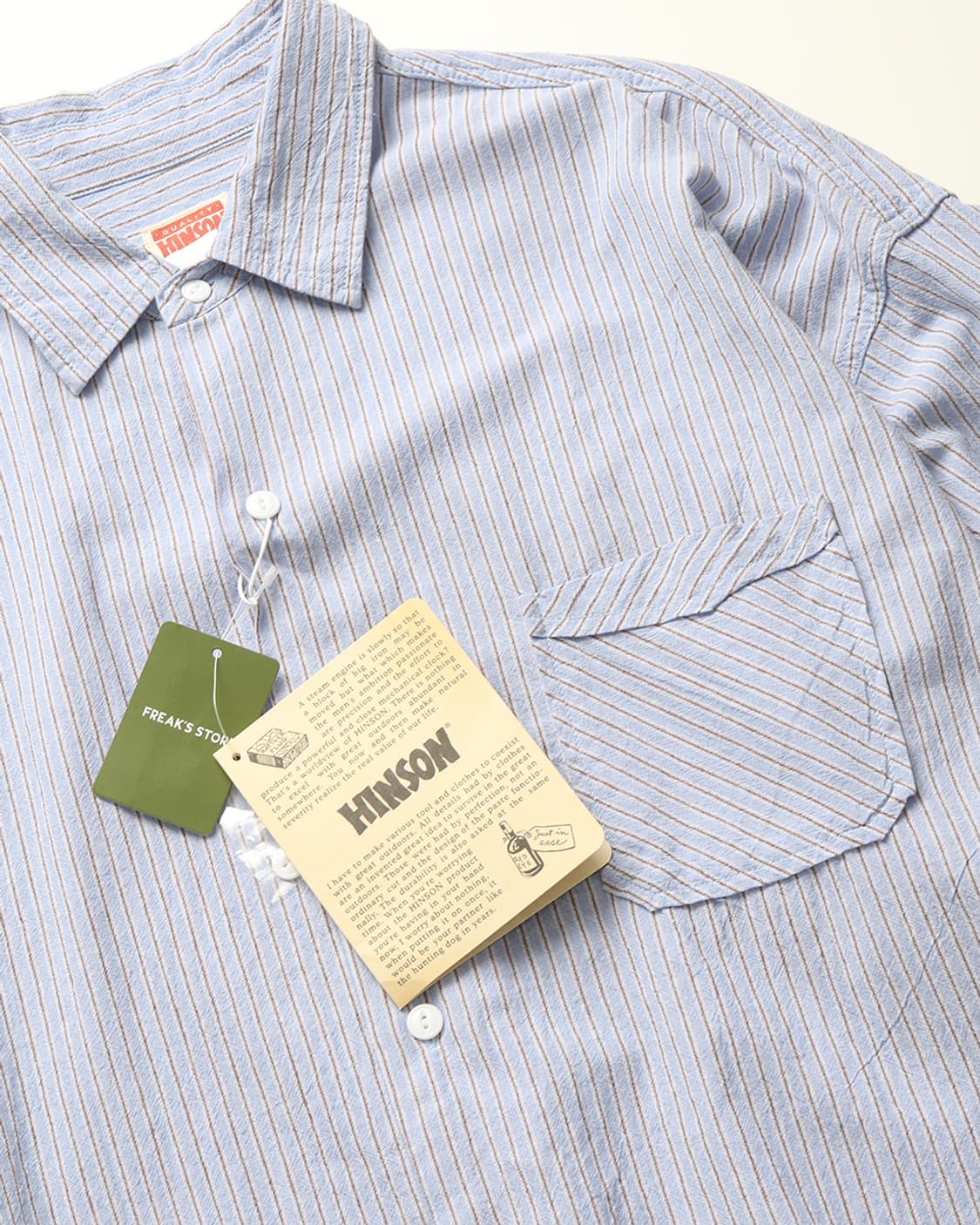 힌슨 HINSON Stripe Shirt 상품이미지5