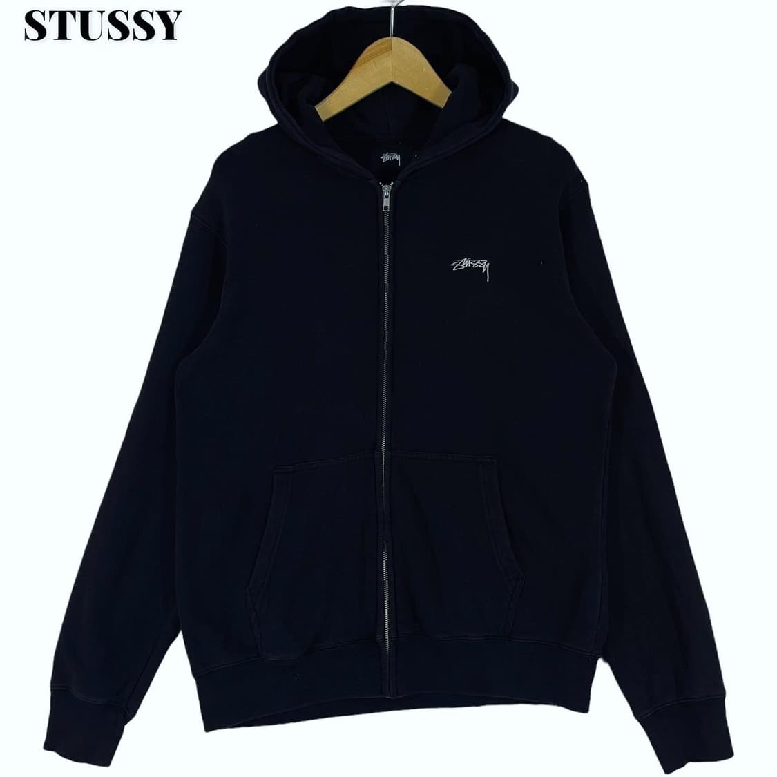 Stussy Stark logo hood zip-up 상품이미지1