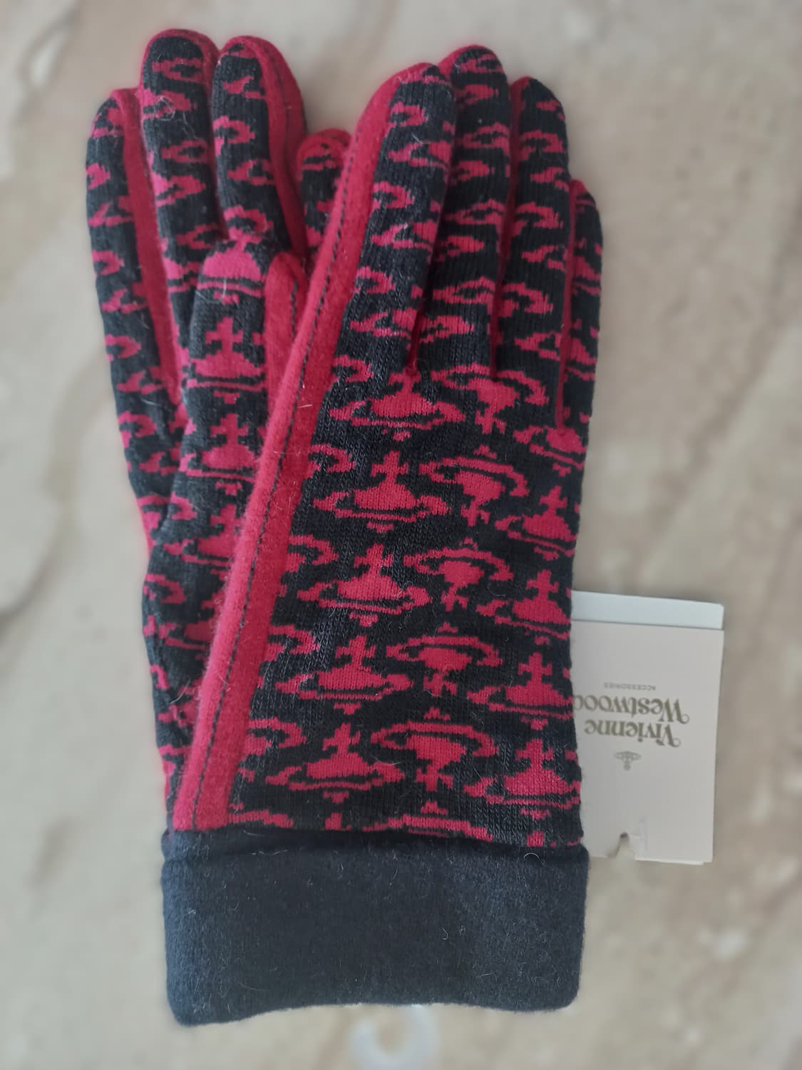 비비안웨스트우드 orb 패턴 장갑 (새상품) 상품이미지3