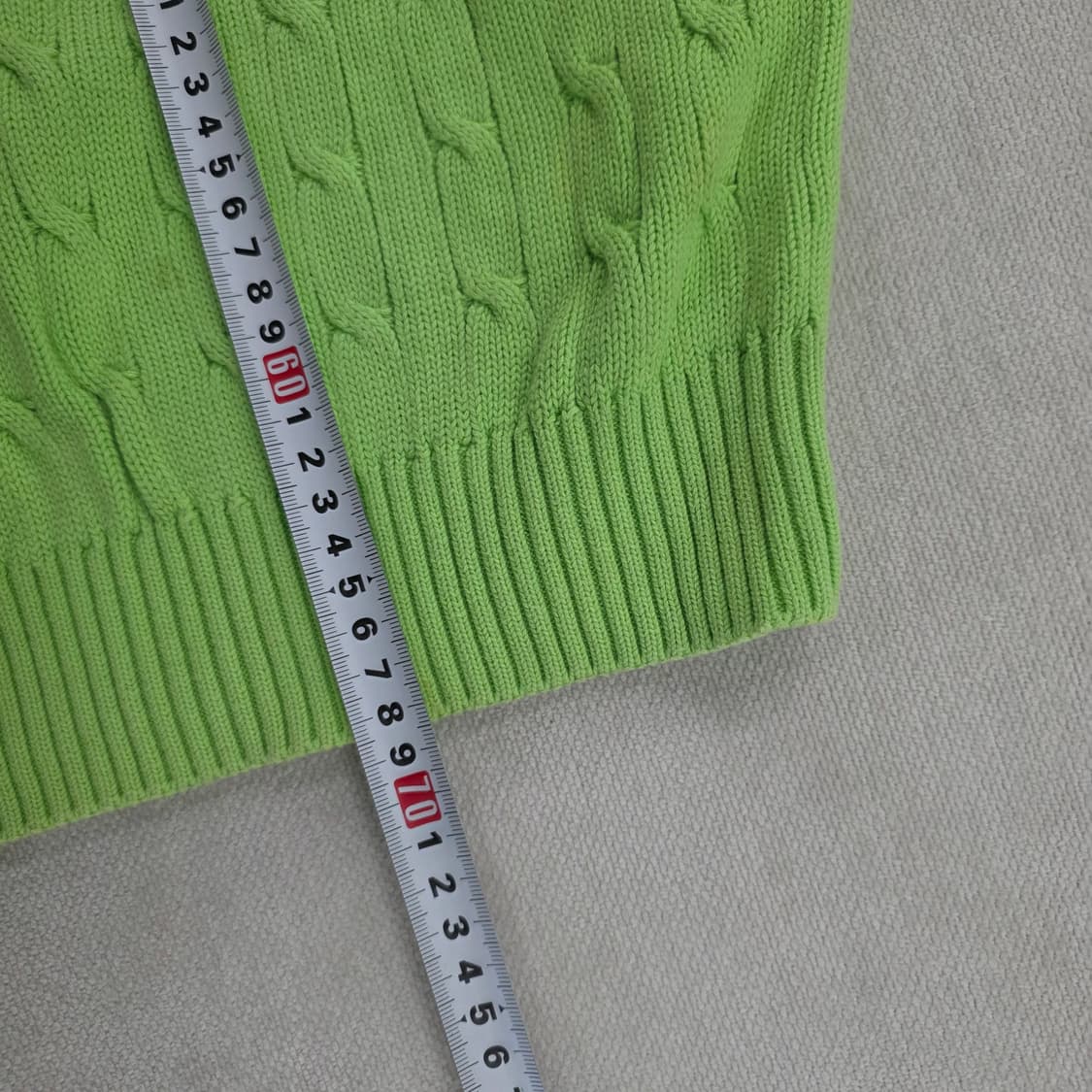 100 빈폴 꽈배기 케이블 니트 0224J 상품이미지7