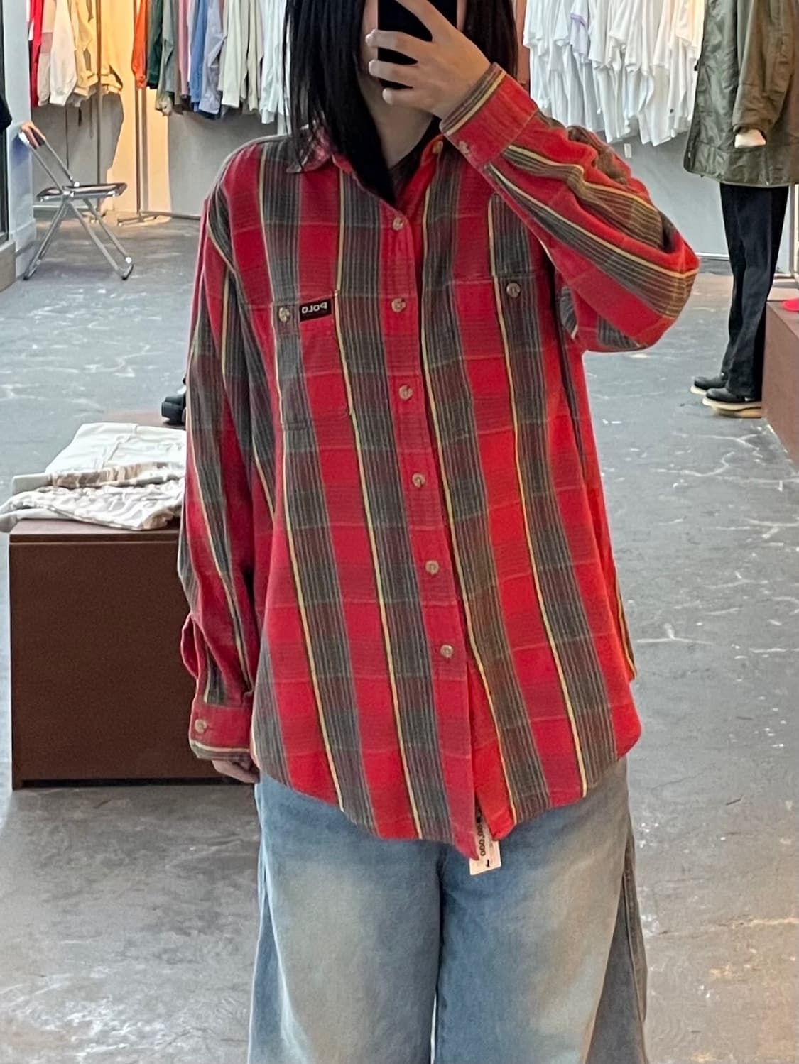 폴로 스포츠 포켓 코튼 셔츠 H1478 상품이미지1