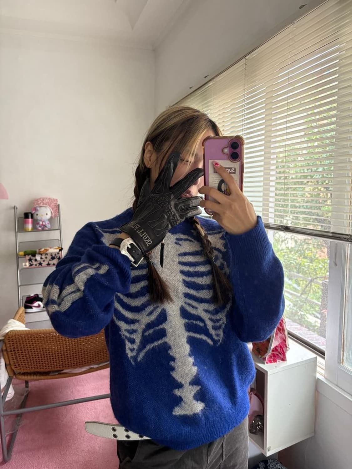 BONE MOHAIR KNIT 리얼본 모헤어 니트 AAV-2501 상품이미지3