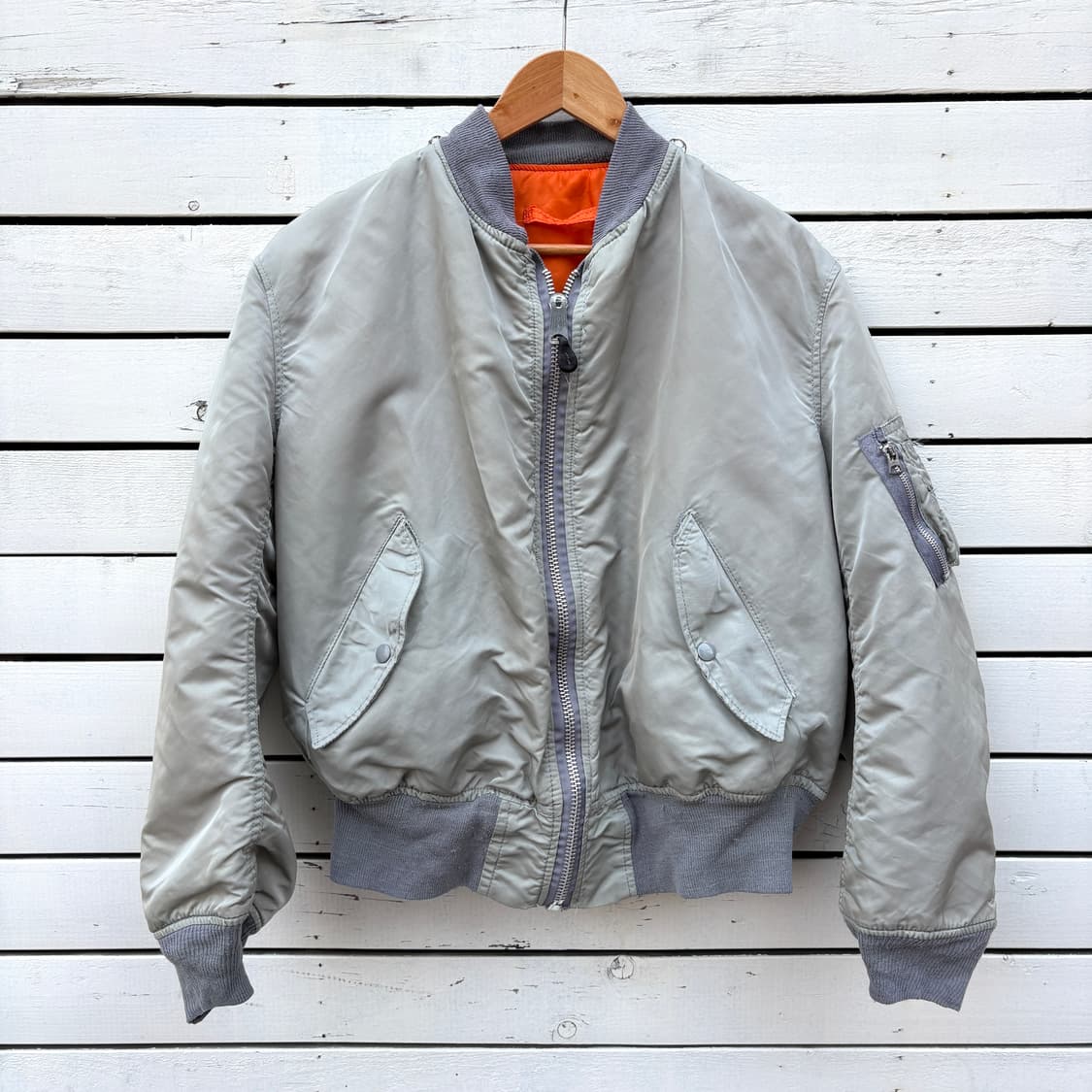 Alpha 90s 알파 made in usa MA-1 자켓 상품이미지1