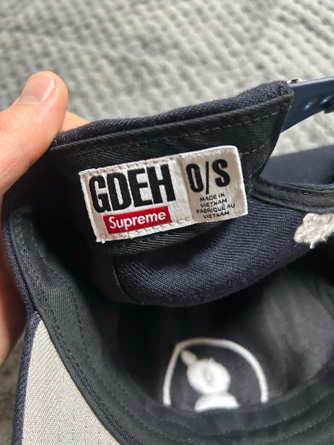 [F] 슈프림 x 굿이너프 캡 네이비 상품이미지5