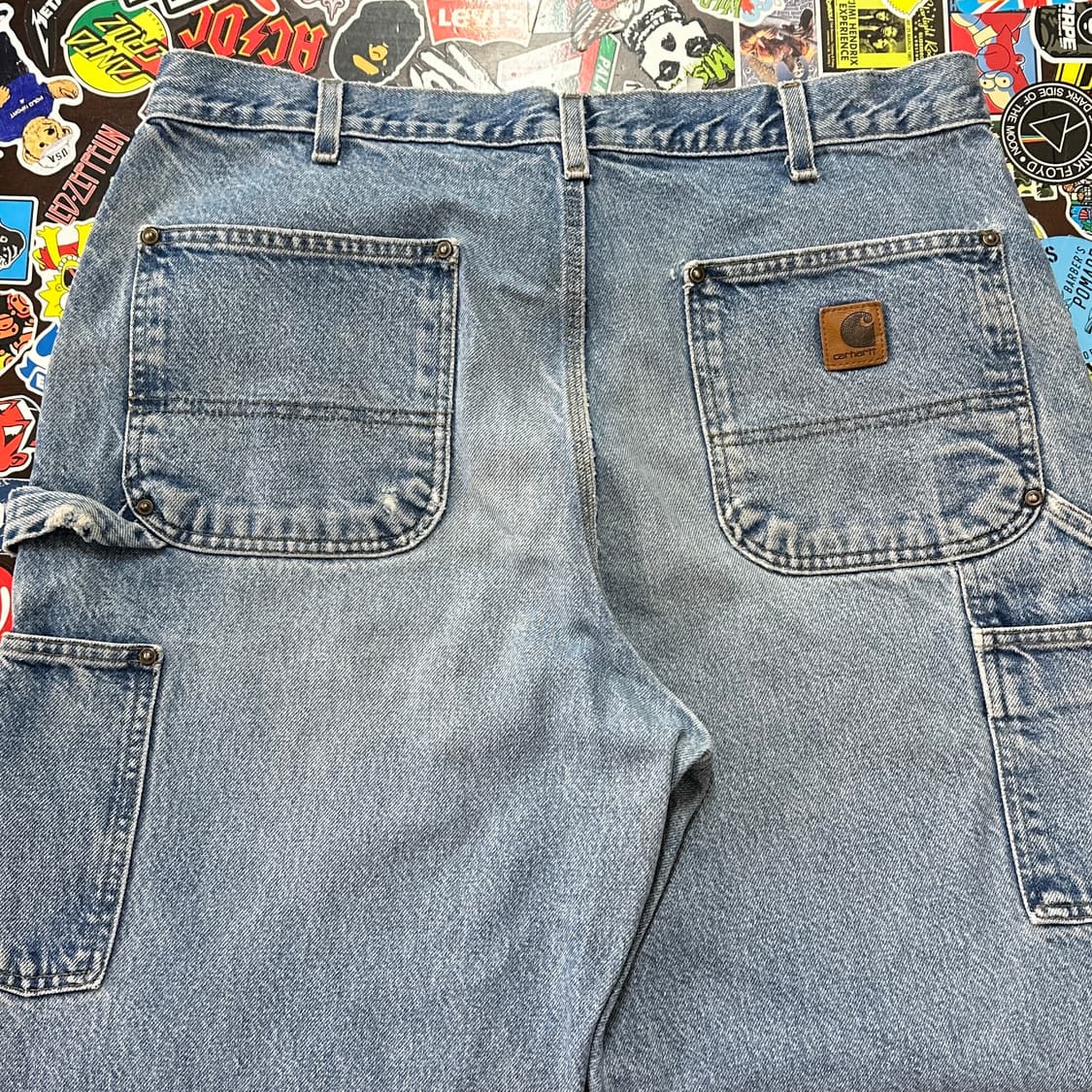 칼하트 더블니 데님 카펜터 팬츠 36 상품이미지5