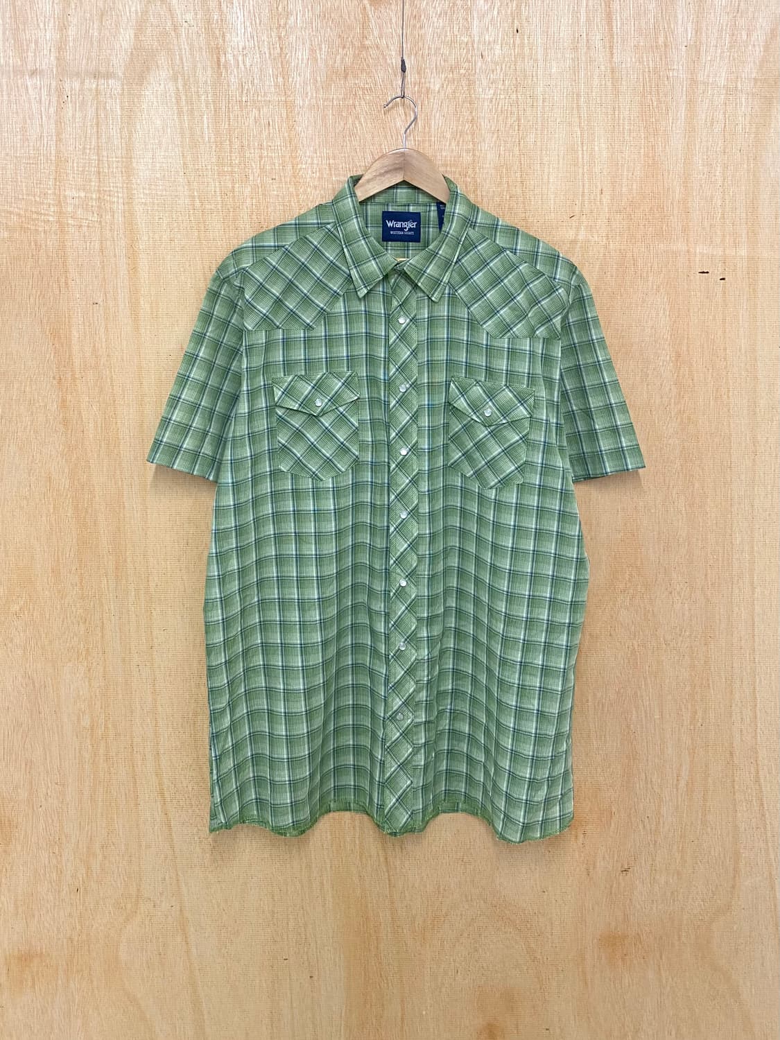 WRANGLER ombre check western shirts 옴브레 상품이미지1