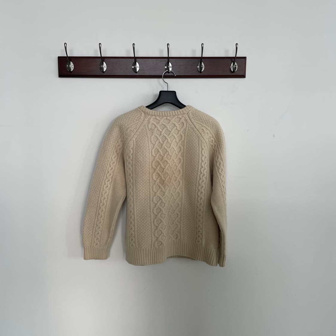 알렉산더맥퀸 스컬 자수 케이블 니트 상품이미지2