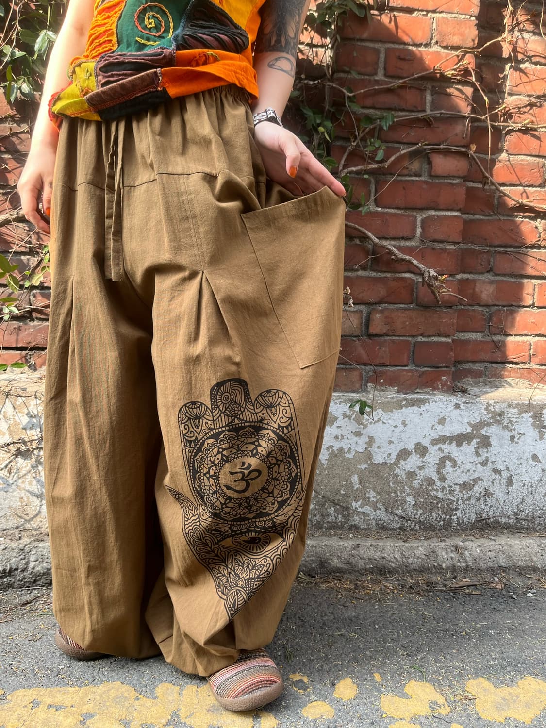 히피 문양 팬츠 상품이미지2