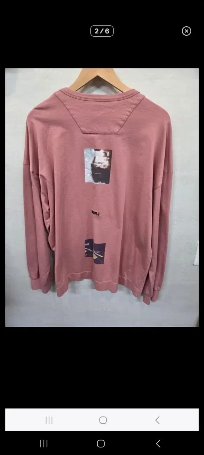 준지 프린팅 롱슬리브 긴팔 m 오버핏 상품이미지2