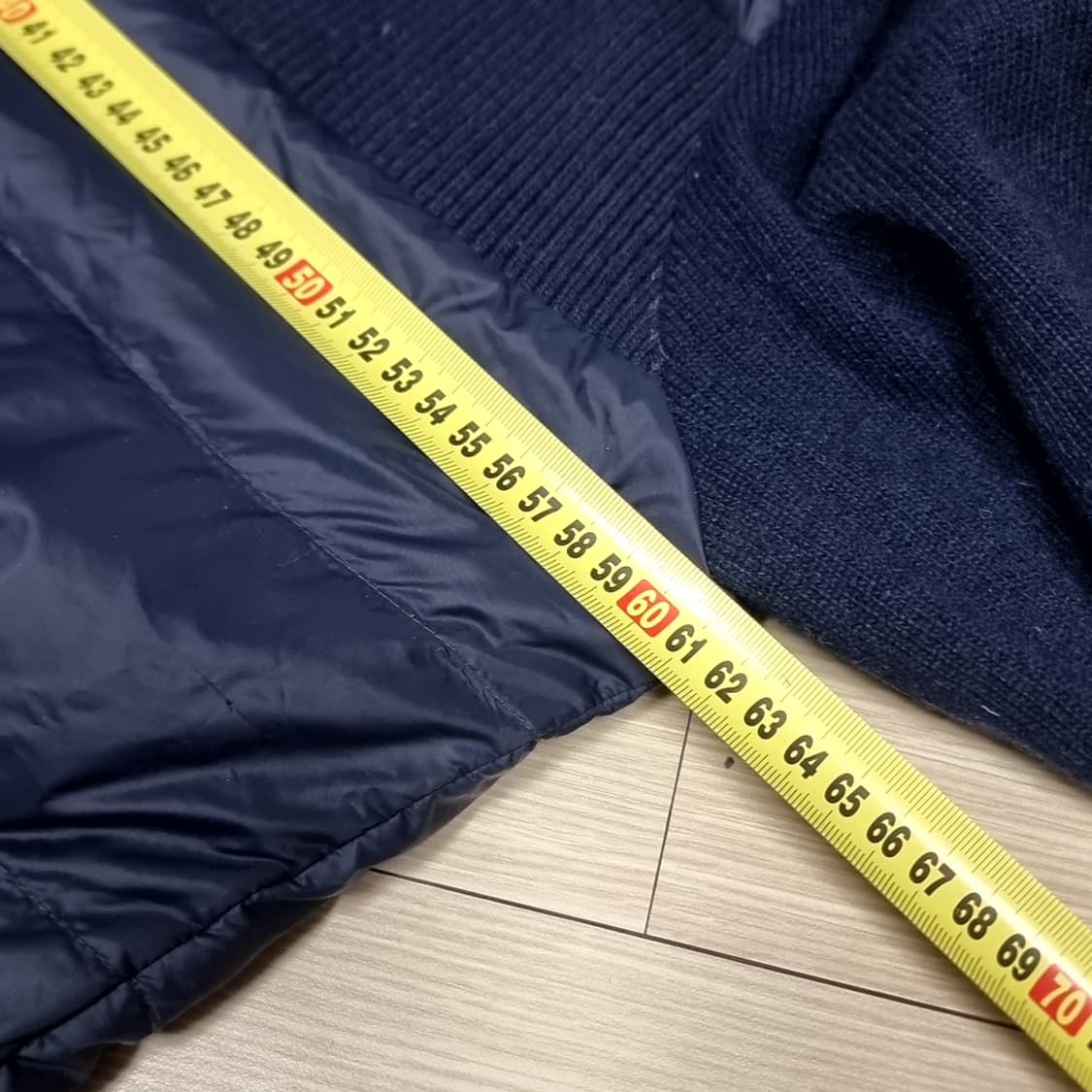 헨리코튼 오리털 네이비 패딩 니트 집업 점퍼(105-110) 상품이미지7