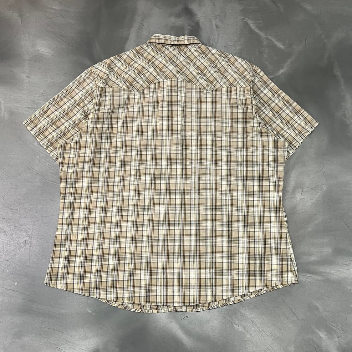  랭글러 체크 웨스턴 하프 셔츠 y16434 상품이미지2