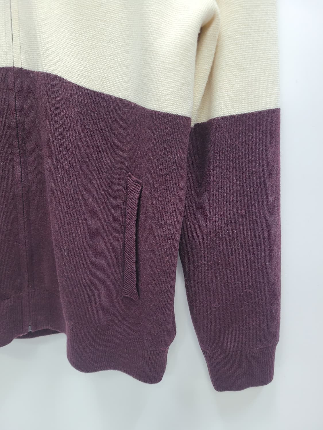 OLZEN 올젠 방풍 니트 집업 / 남 100 
 상품이미지4