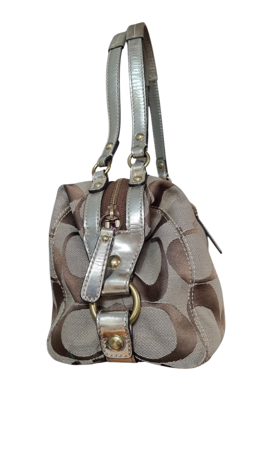 코치 시그니처 자가드 골드 숄더백 빈티지코치 갸루 y2k 히메 상품이미지4