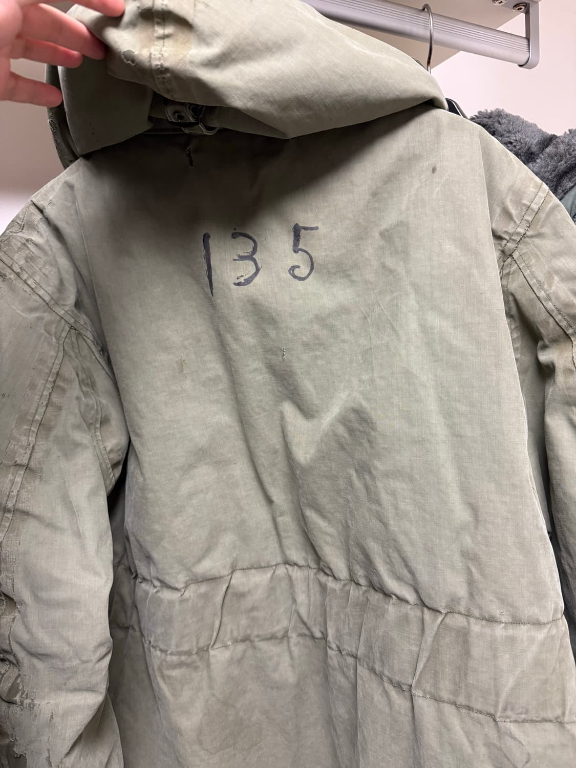 40s 미해군 USN 덱파카 알파카 빈티지코트 상품이미지9