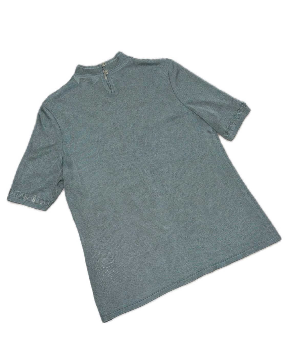 빈티지 큐빅 반팔 니트 상품이미지2