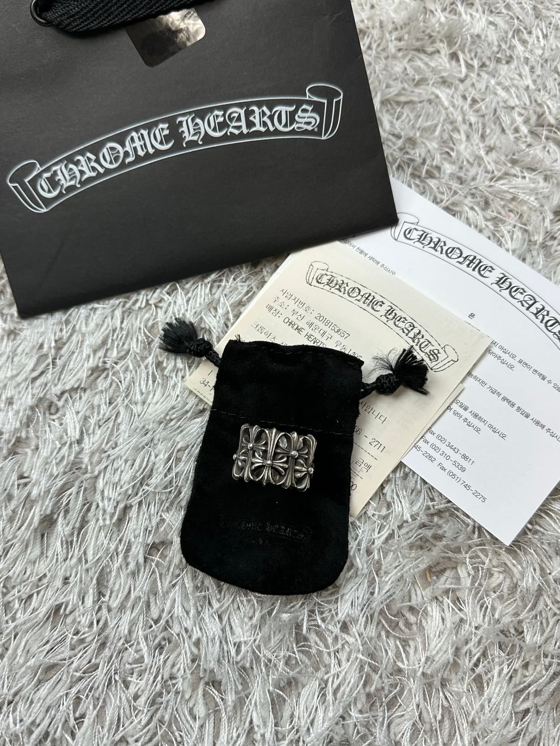 [US 11] 백화점판 정품 크롬하츠 세메터리링 상품이미지1