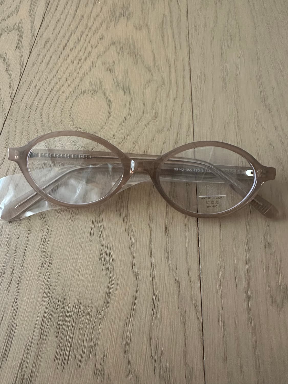 Y2K 연핑크 라운드 안경 상품이미지2