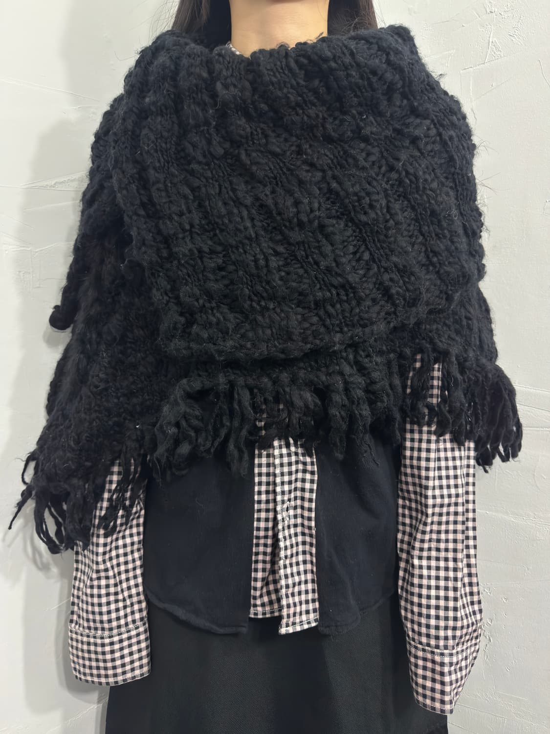 neo style shawl knit  상품이미지4