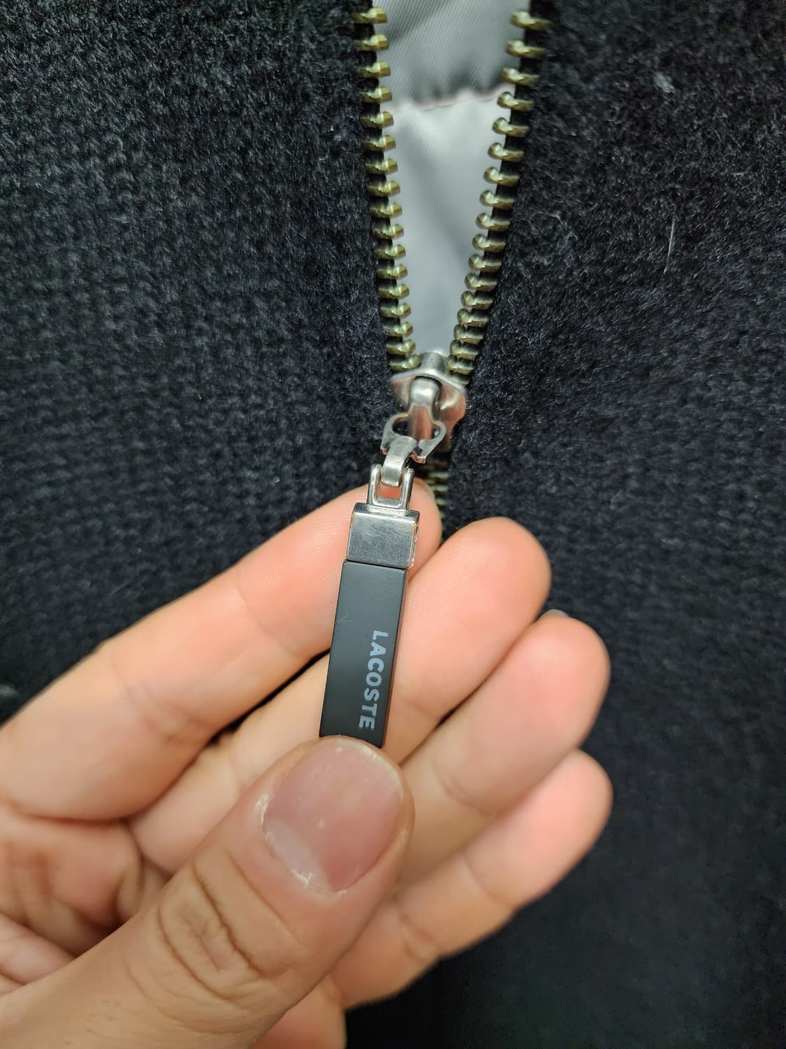 라코스테 스틸로고 wool 니트집업 (내피포함) 상품이미지8