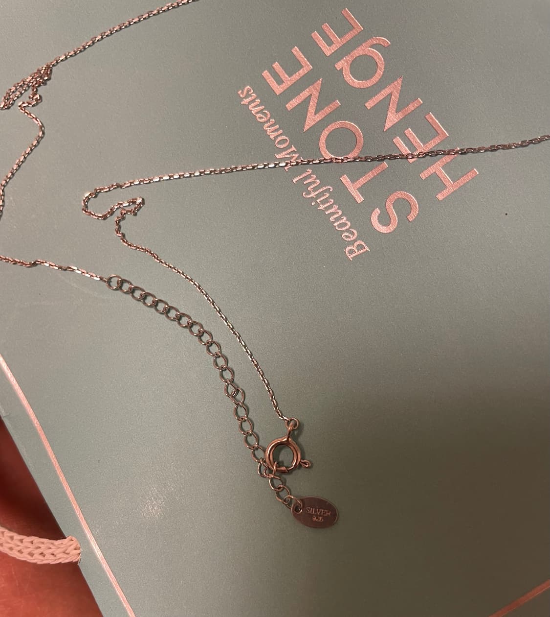 스톤헨지 큐빅 실버925 순은 목걸이 네크리스 눈꽃송이 상품이미지5