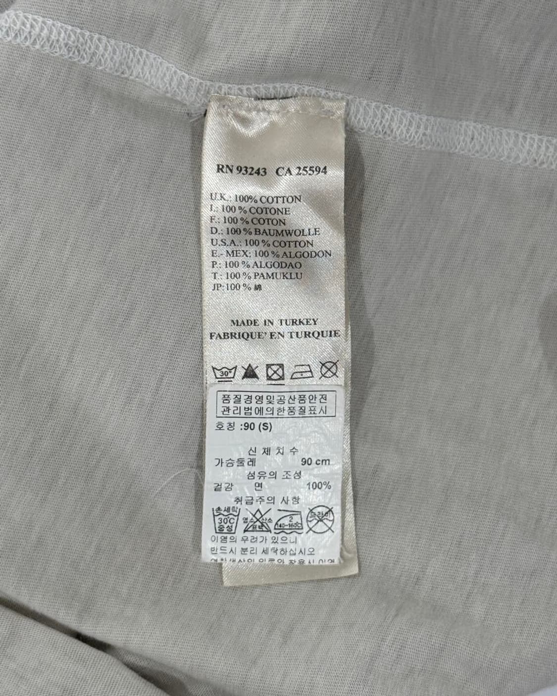 디젤 그레이 빈티지 그래픽 프린팅 슬리브리스 상품이미지8