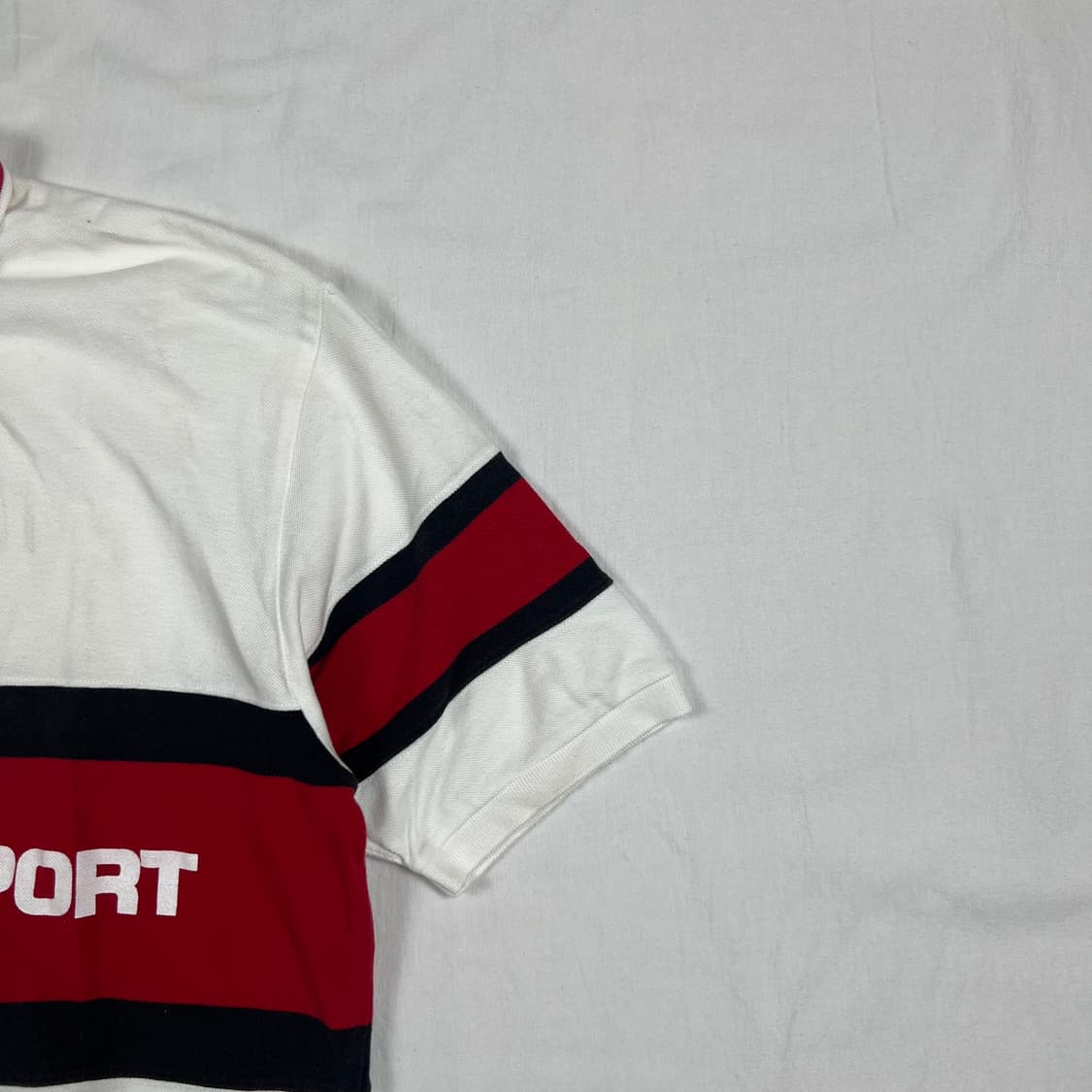 90‘s 폴로스포츠 polo sport 스펠아웃 반팔 피케셔츠 상품이미지4