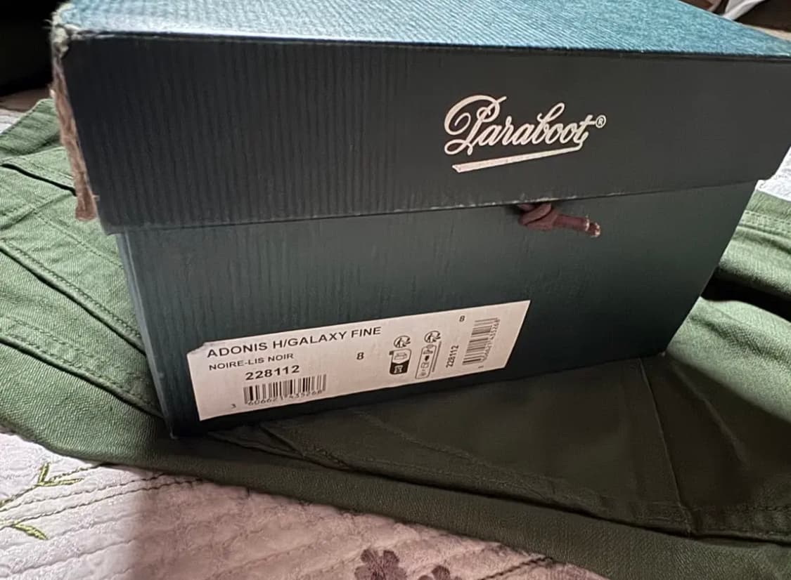 파라부트 아도니스 로퍼 uk8 블랙  상품이미지2