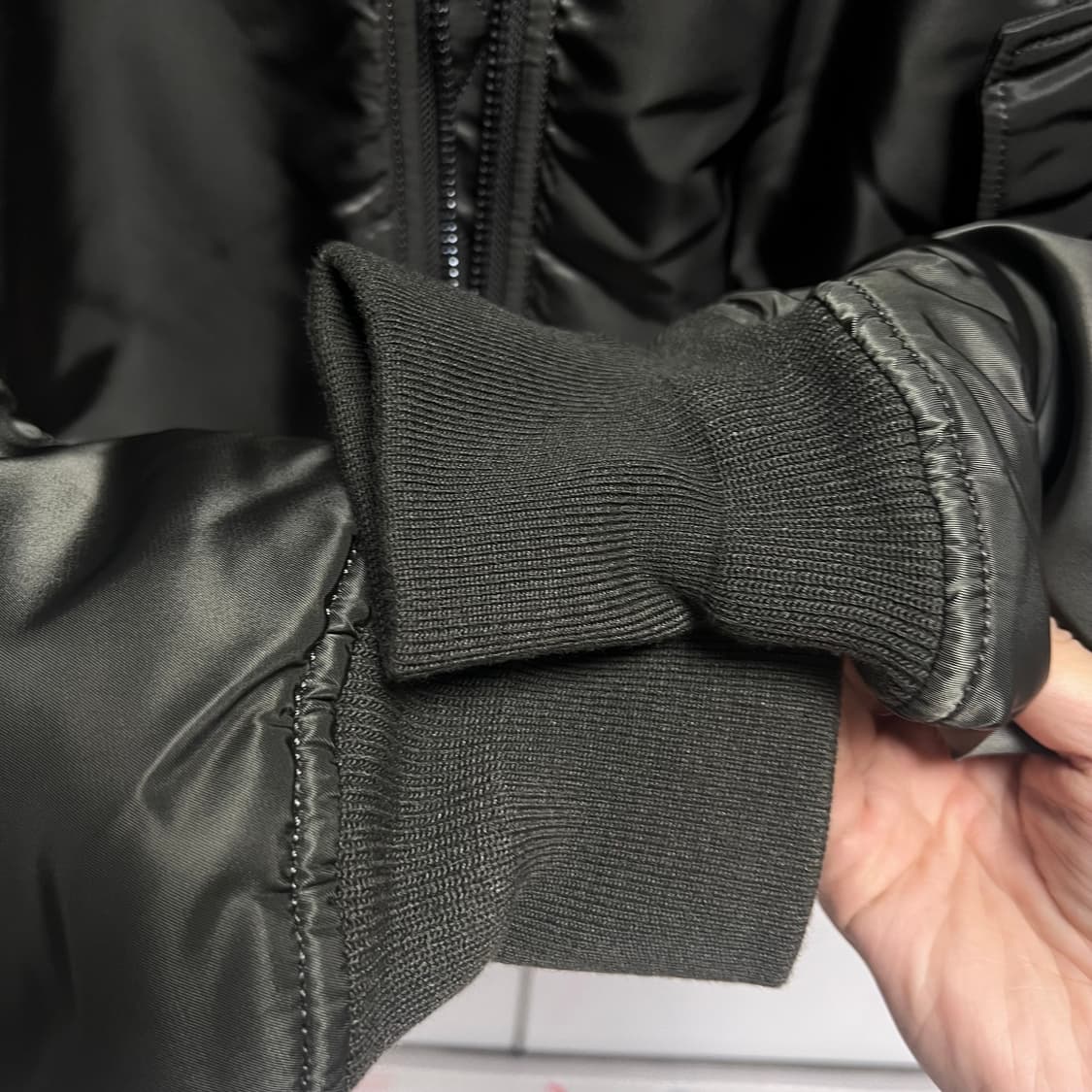 자바나스 ma-1 샤이닝 항공점퍼 XL 상품이미지6